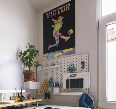 Poster fotbalist - TenStickers