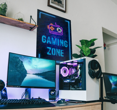Poster joc video gaming zone - TenStickers