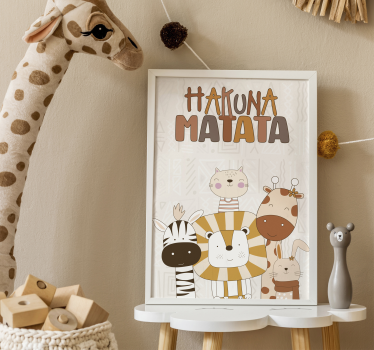Poster pentru copii hakuna matata - TenStickers