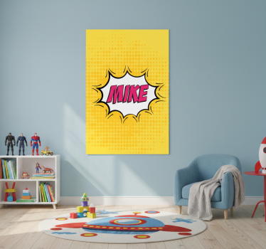 Poster pentru copii numele benzii desenate - TenStickers