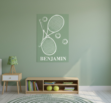 Poster pentru copii tenis personalizat - TenStickers