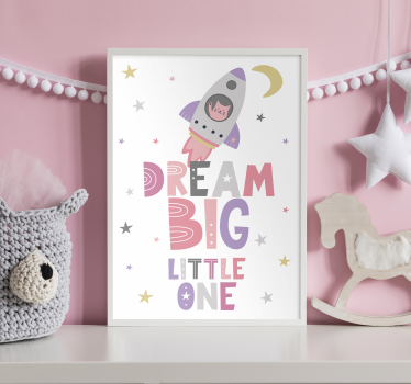 Poster pentru copii vis mare mic - TenStickers