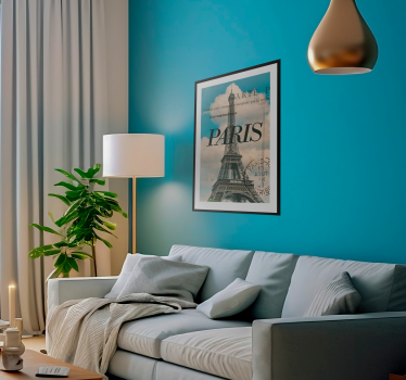 Poster pentru salon carte poștală din Paris - TenStickers
