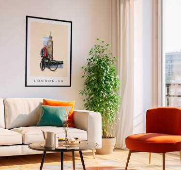Poster pentru salon colegiul din Londra - TenStickers