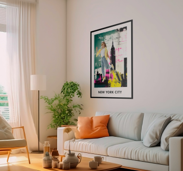 Poster pentru salon colegiul din New York - TenStickers