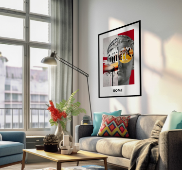 Poster pentru salon colegiul din Roma - TenStickers