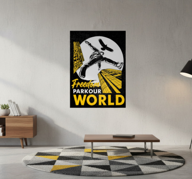 Poster sport parkour lumea - TenStickers