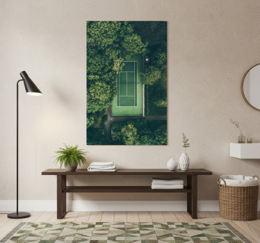 Poster sport teren de tenis verde - TenStickers