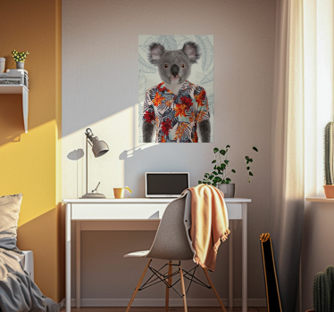 Poster tineret koala elegantă - TenStickers