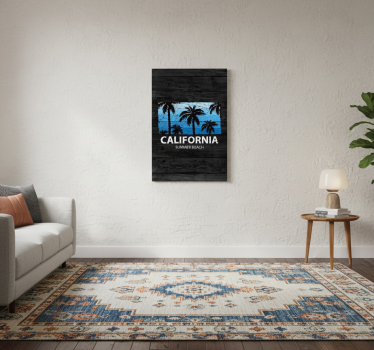Posteruri orașe și țări poster plajă vară california - TenStickers