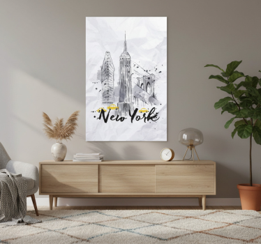 Posteruri orașe și țări skyline new york - TenStickers