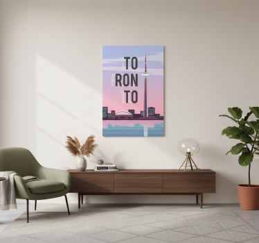 Posteruri orașe și țări toronto ilustrație - TenStickers