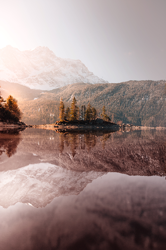 Poster foto realist munții nordici - TenStickers