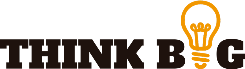 Poster birou gândește mare - TenStickers