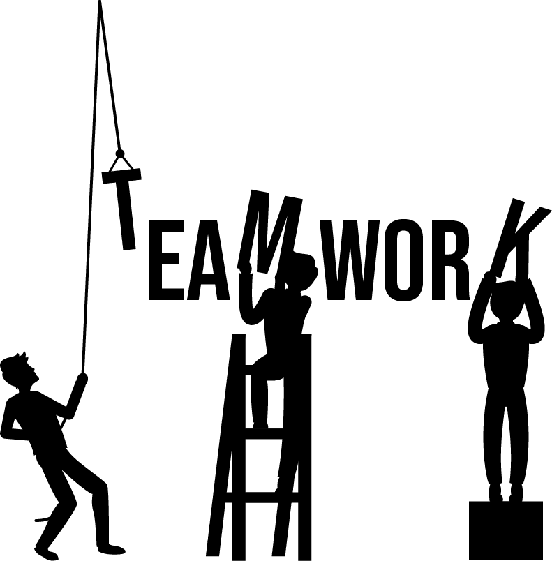 Poster birou colaborare eficientă - TenStickers