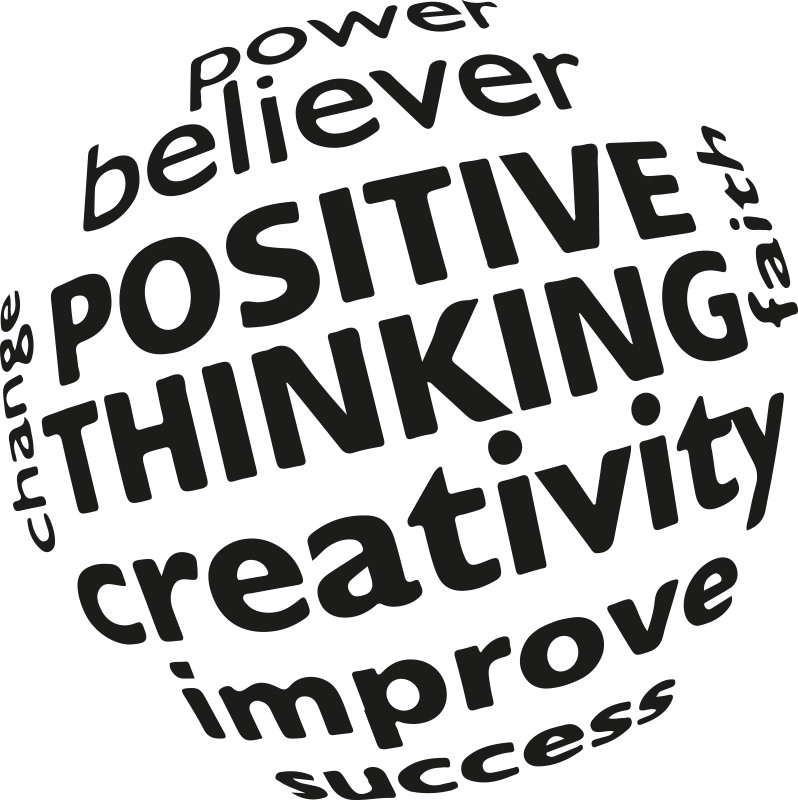 Poster birou credință în putere îmbunătățire - TenStickers