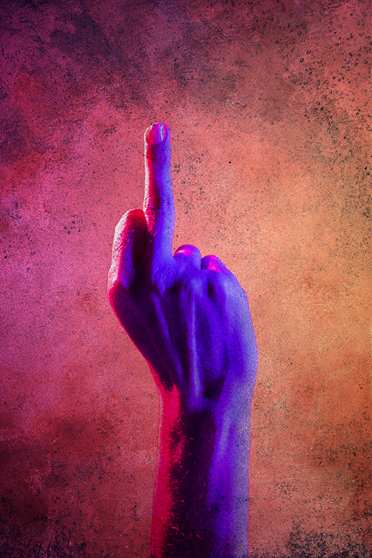 Poster tineret mesaj provocator - TenStickers