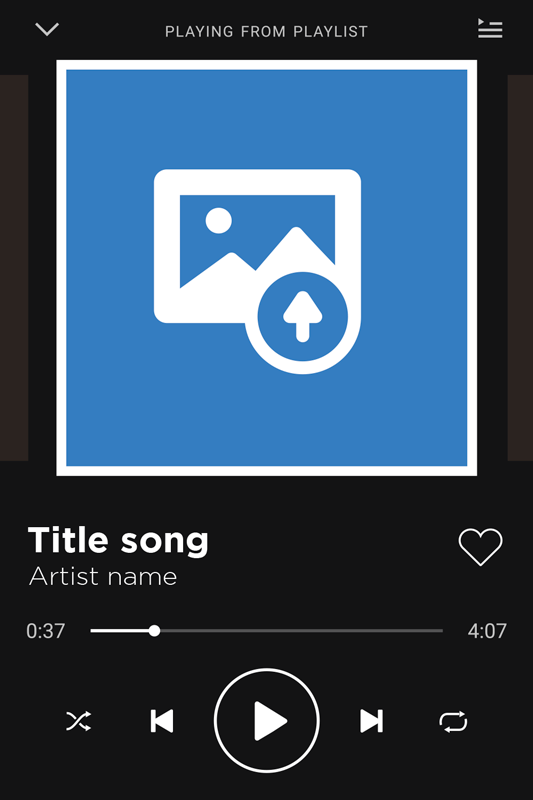 Poster pentru salon canvas spotify - TenStickers