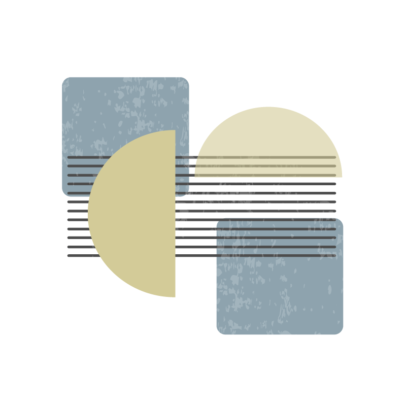 Poster pentru salon artă contemporană design modern - TenStickers