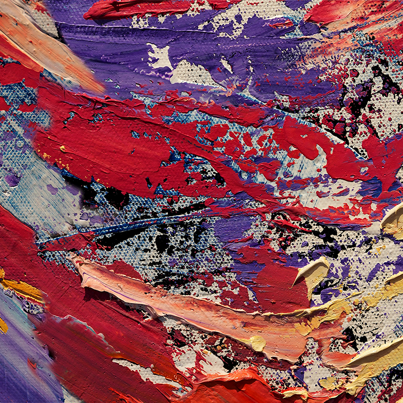 Poster pentru salon pictură cu stropi de culoare - TenStickers