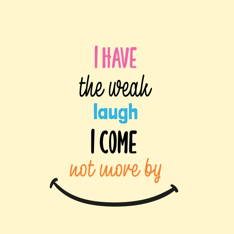 Poster pentru salon am râs slab - TenStickers