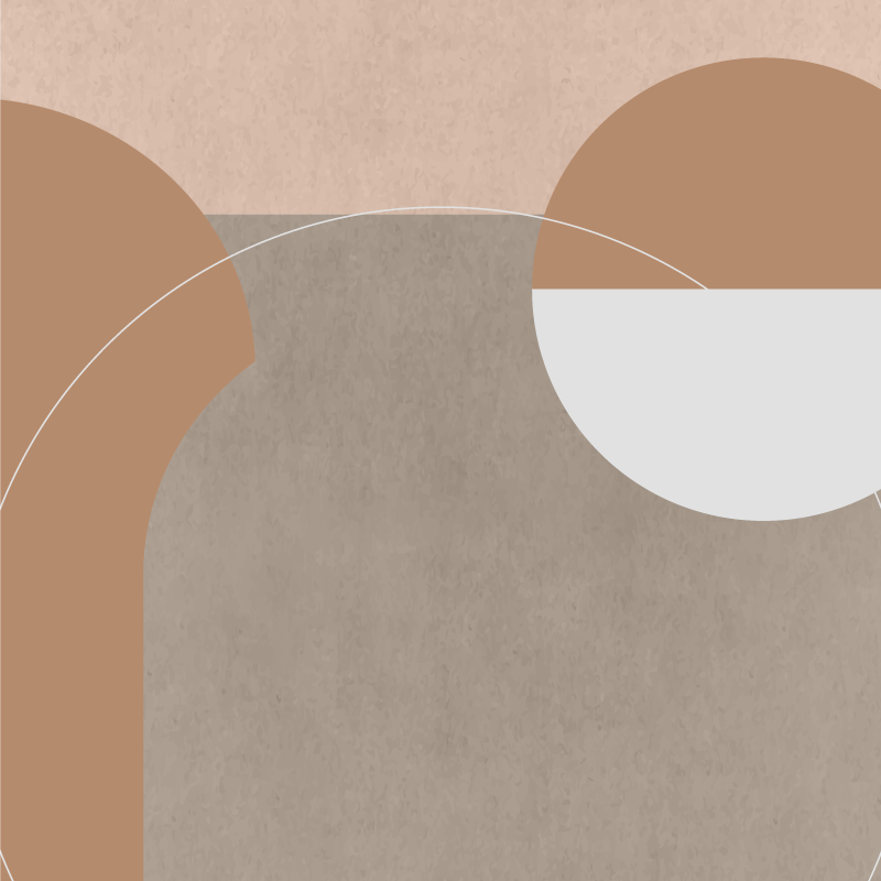 Poster pentru salon stil geometric neregulat - TenStickers