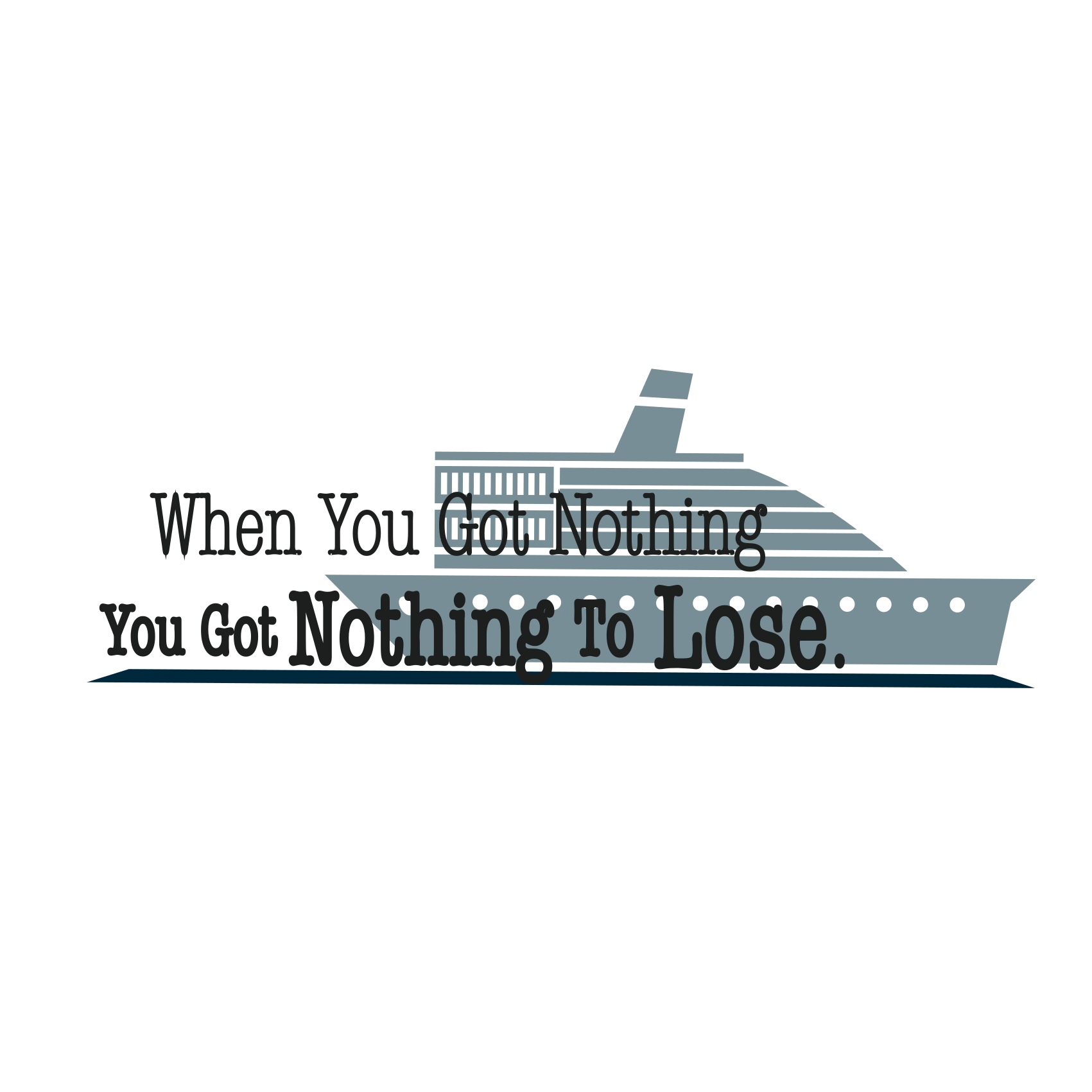 Poster pentru salon citat motivațional din titanic - TenStickers