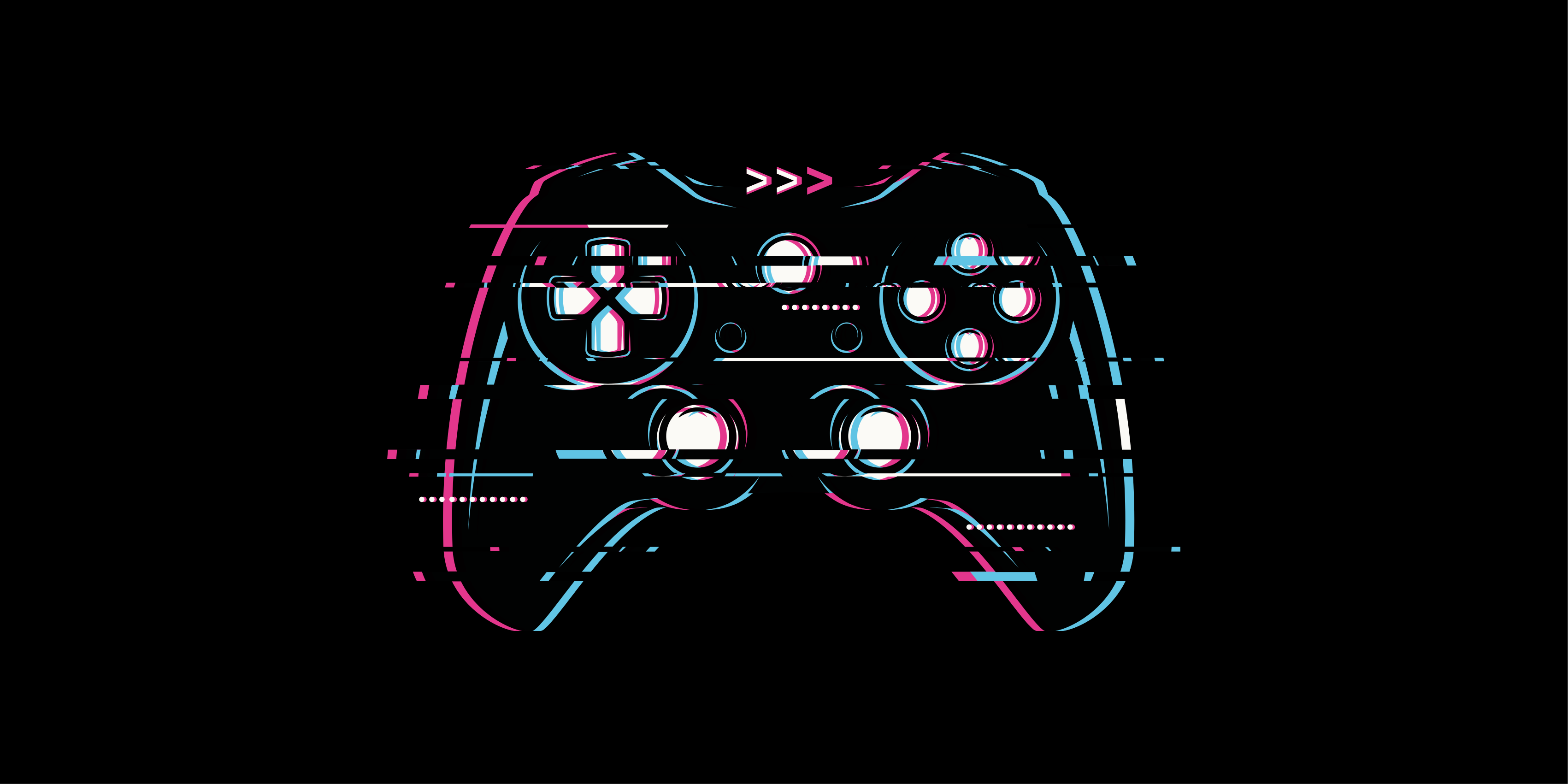 Poster joc video grafic pad stricat - TenStickers