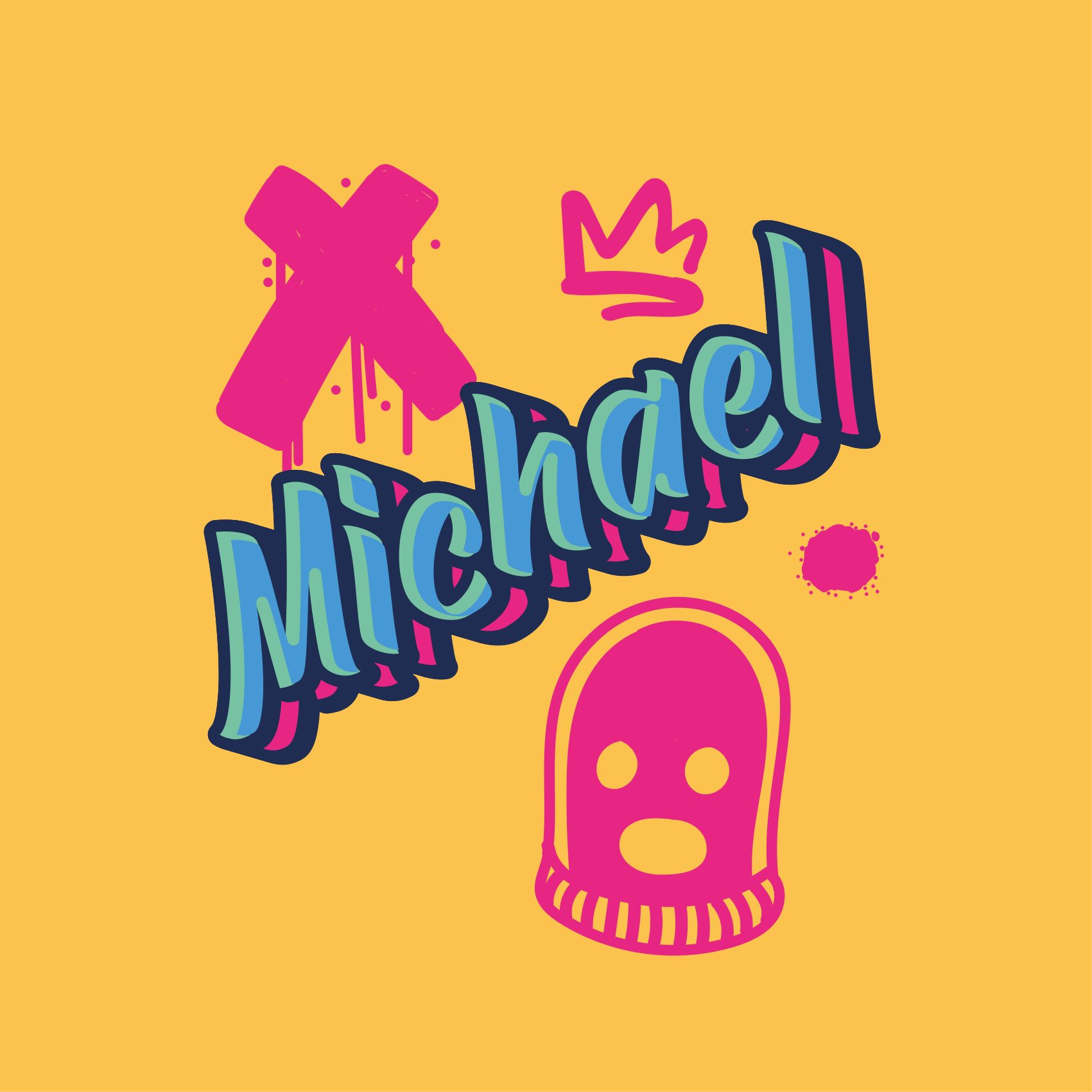 Poster tineret expresie prin litere îndrăznețe - TenStickers