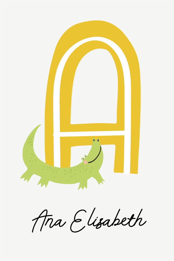 Poster tineret un prieten crocodil - TenStickers