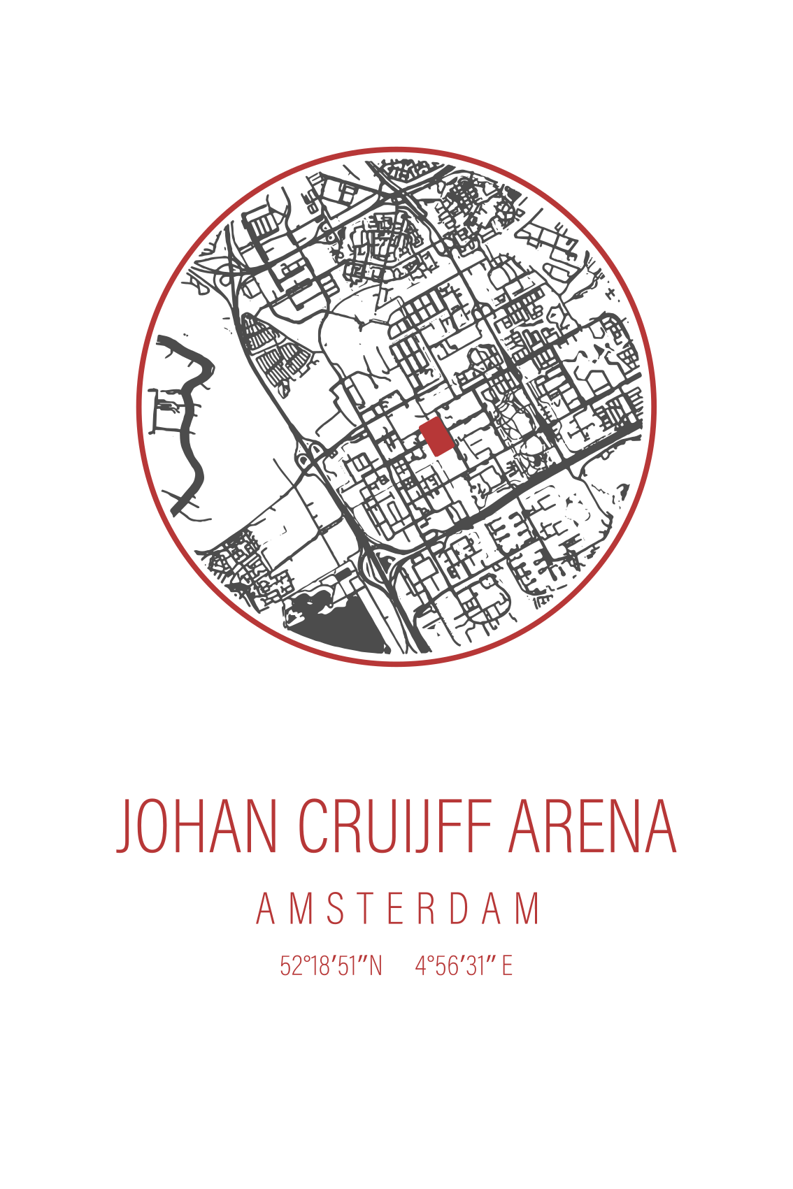 Poster sport arena amsterdam - TenStickers