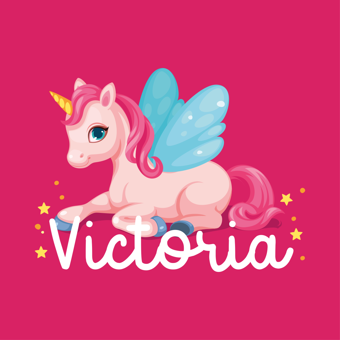 Poster personalizabil creatură fantastică drăguță - TenStickers