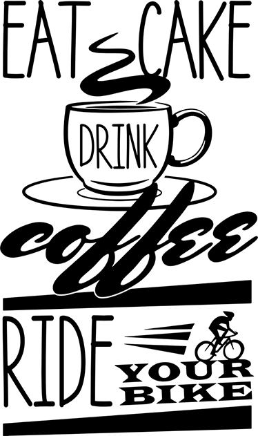 Poster ciclism decorativ pentru cafenea și ciclism - TenStickers