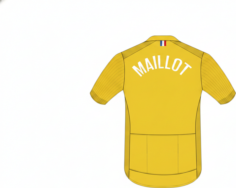 Poster ciclism maillot galben - TenStickers