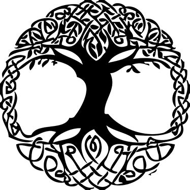 Poster cu copaci vinil decorativ copac celtic - TenStickers