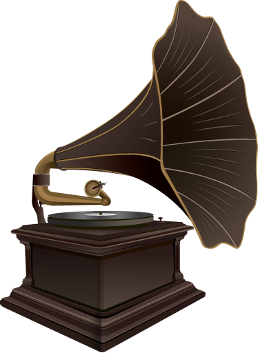 Poster musicaluri vinil decorativ gramofon vintage - TenStickers