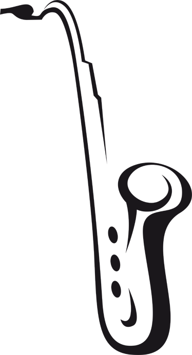 Poster musicaluri autocolant decorativ saxofon - TenStickers