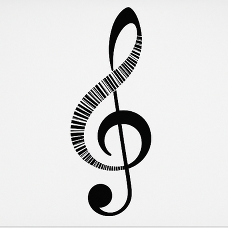 Poster musicaluri note muzicale - TenStickers