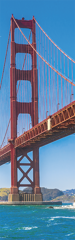 Poster cu peisaje frigider goldenstate cpprivalia - TenStickers