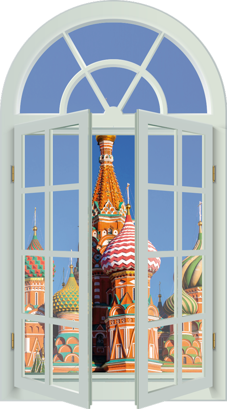 Poster cu peisaje kremlin 3d - TenStickers