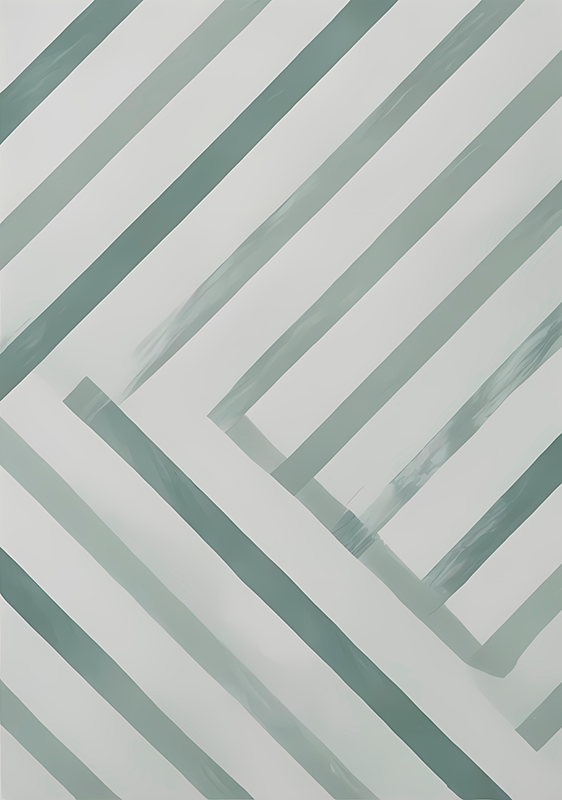 Poster abstract cu dungi diagonale - TenStickers