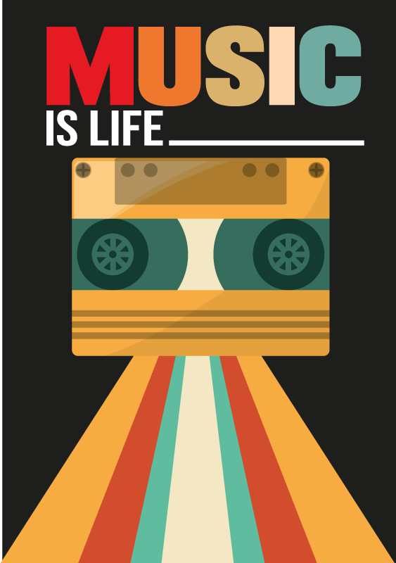 Poster musicaluri citate muzicale - TenStickers