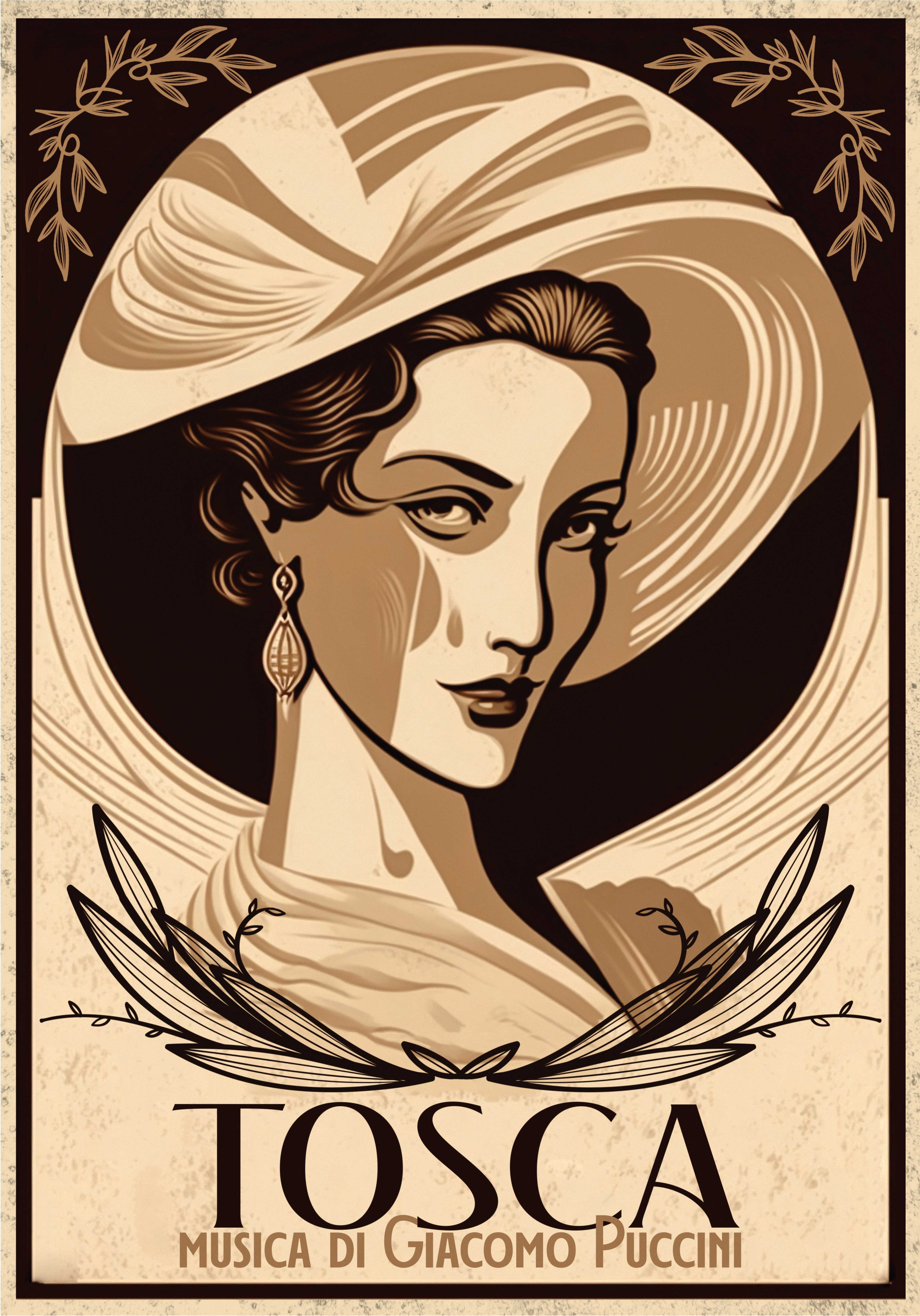 Poster musicaluri poster operă muzicală tosca - TenStickers