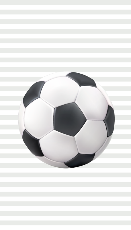 Poster fotbal minge albă și neagră - TenStickers