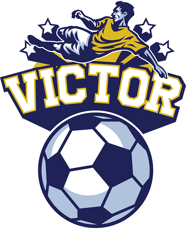 Poster fotbal vinil personalizabil pentru cameră copii - TenStickers