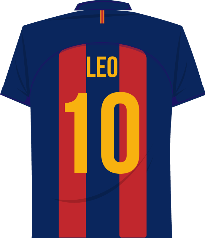 Poster fotbal autocolant messi - TenStickers