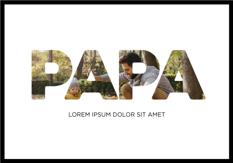 Poster pentru salon papă, eroul meu - TenStickers