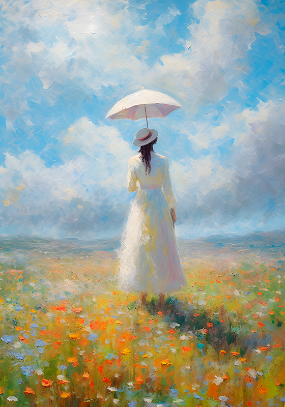 Poster arta impresionism de primăvară - TenStickers