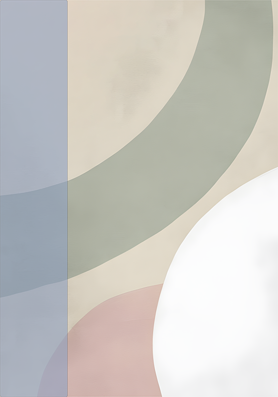 Poster abstract paleta de culori - TenStickers