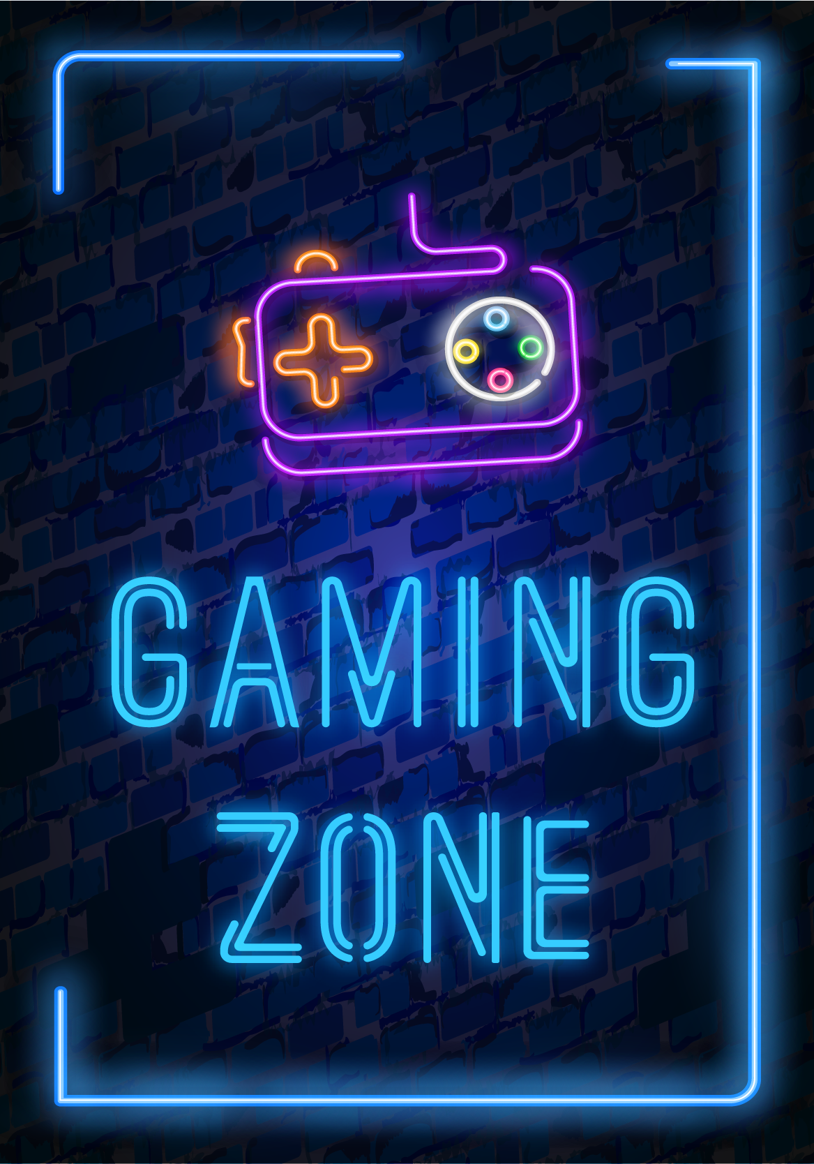 Poster joc video gaming zone - TenStickers